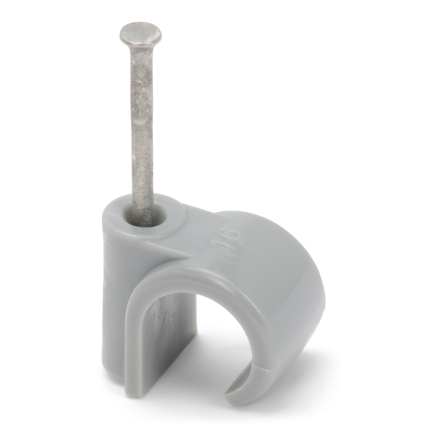 Kabelklem 14 mm grijs